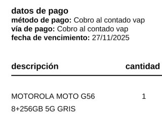 Motorola Moto G56 256GB Azul/Verde