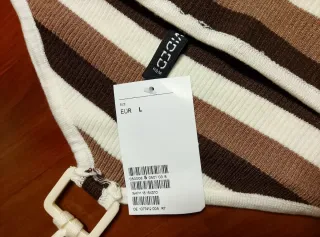 Top in cotone H&M nuovo con cartellino