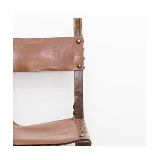 Silla Clásica Madera y Cuero