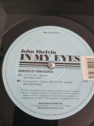John Shelvin - In My Eyes (12)