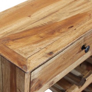 Cantinetta Vino in Legno di Mogano da 55x23x85 cm