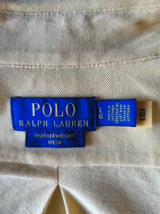 Camisa Polo Ralph Lauren 'Featherweight Mesh' L