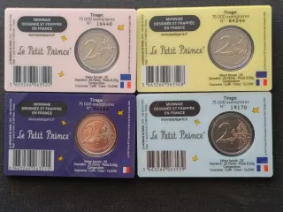 🇨🇵 4 coindcard 2025 el principito 2 euros conmem