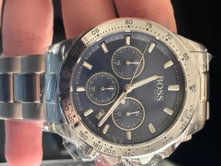 Reloj Hugo Boss Cronógrafo Azul y Plateado