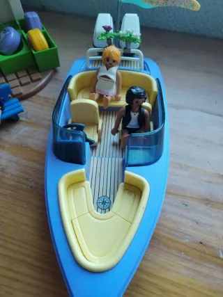 Set de Playmobil Casa y barco con Accesorios