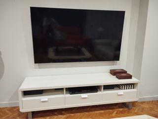 Mueble TV blanco (Se vende solo el mueble)