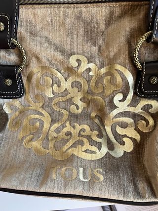 Bolso Tous Marrón y Dorado
