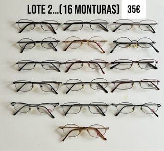 4 lotes de 16 gafas cada lote sin estrenar