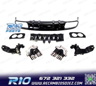 DIFUSOR MERCEDES CLASE C C205 COUPE 14-18 AMG PDC + COLAS ES