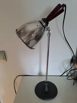 Lámpara de mesa Habitat metal y madera