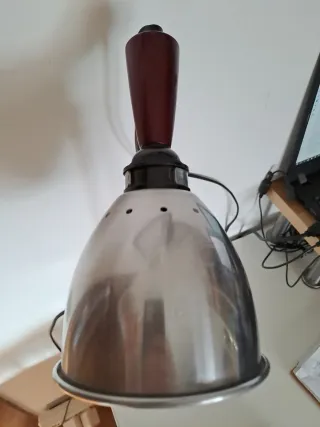 Lámpara de mesa Habitat metal y madera