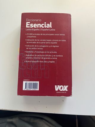 Diccionario Esencial Latino. Latino-Español/ Es...