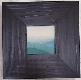 Quadro originale ad olio con cornice in legno