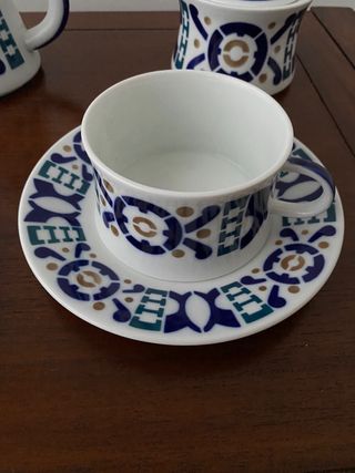 Juego de café Sargadelos para dos