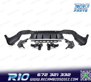 DIFUSOR MERCEDES GLC X253 15-18 LOOK AMG GLC63 PDC + COLAS E