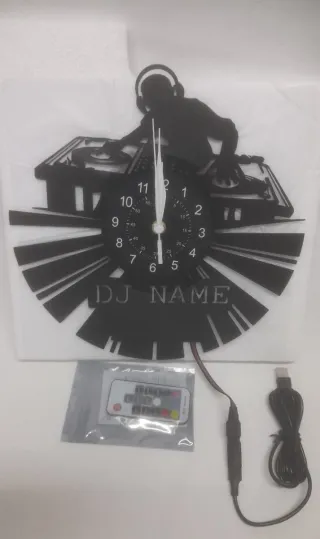 Orologio da parete LED DJ Design