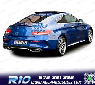 DIFUSOR MERCEDES CLASE C C205 COUPÉ 15-18 AMG PDC + COLAS E
