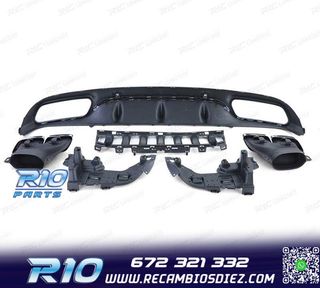 DIFUSOR MERCEDES CLASE C C205 COUPÉ 15-18 AMG PDC + COLAS E