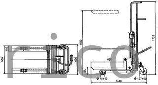 Apilador Manual 400 Kg - 1500 mm - 10562