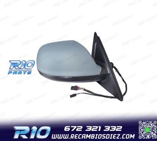 ESPEJO COMPLETO DERECHO AUDI Q5 08-19 LUZ SUELO