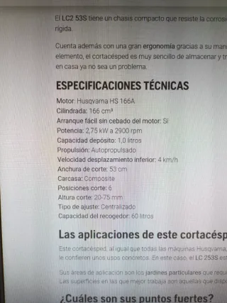 Cortacésped Husqvarna LC 235 S