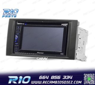 MARCO NEGRO RADIO 2-DIN PARA VOLKSWAGEN VW TOUAREG 02-10 T5