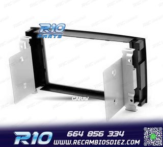 MARCO NEGRO RADIO 2-DIN PARA VOLKSWAGEN VW TOUAREG 02-10 T5