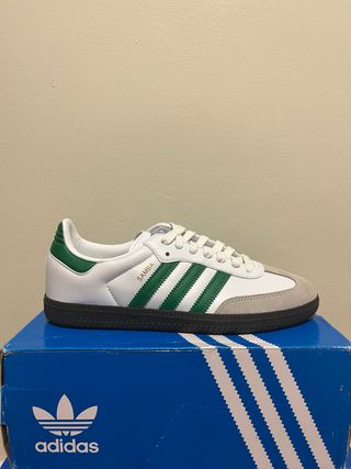 Adidas Samba Blancas Verde
