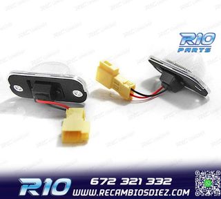 LUZ MATRICULA LED VOLKSWAGEN VW GOLF II JETTA II SEAT TOLEDO
