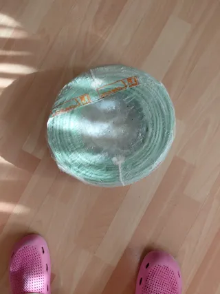 Cable de datos verde 100 metros marca lazsa