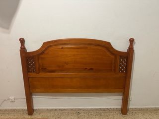 Cabecero de madera 135cm