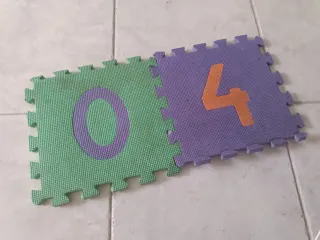 Puzzle Suelo Goma EVA Letras y números