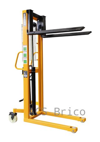 Transpaleta Apilador Elevador de Palets Manual Nylon 1000 Kg - 1600 mm - 65342 - Mader