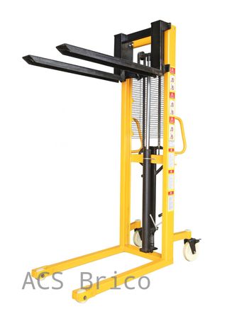 Transpaleta Apilador Elevador de Palets Manual Nylon 1000 Kg - 1600 mm - 65342 - Mader