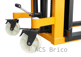 Transpaleta Apilador Elevador de Palets Manual Nylon 1000 Kg - 1600 mm - 65342 - Mader