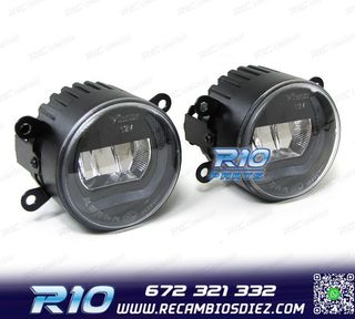 FAROS ANTINIEBLA LUZ DIURNA UNIVERSAL NEGRO