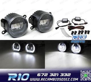 FAROS ANTINIEBLA LUZ DIURNA UNIVERSAL NEGRO