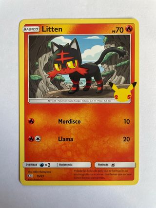 Cartas Pokémon 25 Aniversario McDonald's