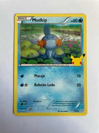 Cartas Pokémon 25 Aniversario McDonald's