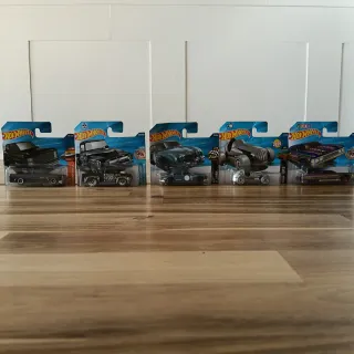 Lote 5 Coches Hot Wheels