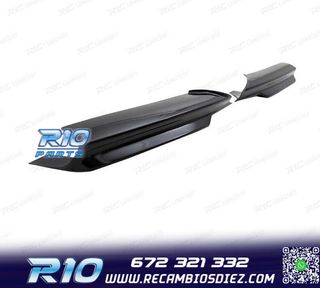 SPLITTERS PARAGOLPES BMW E90 E91 05-08 LOOK M NEGRO BRILLO
