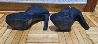 Botines tacón negros talla 37