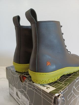 Botines ART 1424 Talla 37 Negro/Verde