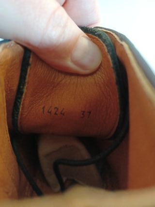 Botines ART 1424 Talla 37 Negro/Verde