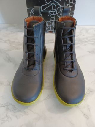 Botines ART 1424 Talla 37 Negro/Verde