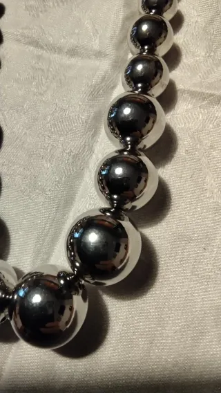 Collana perle Argento