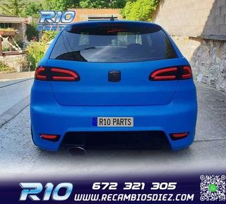 PILOTOS LED BAR SEAT IBIZA 6L 02-08 ROJO AHUMADO