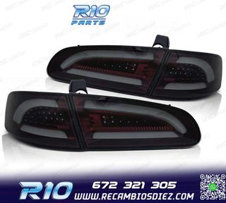 PILOTOS LED BAR SEAT IBIZA 6L 02-08 ROJO AHUMADO
