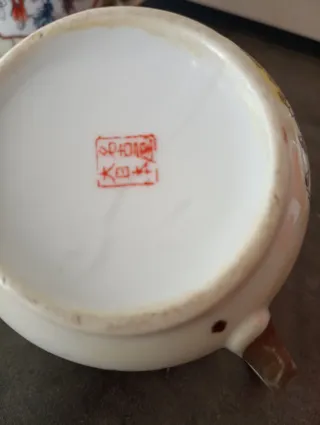 Juego Antiguo Té Cerámica Japonesa