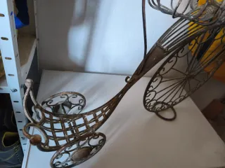 Bicicleta Macetero metal envejecido